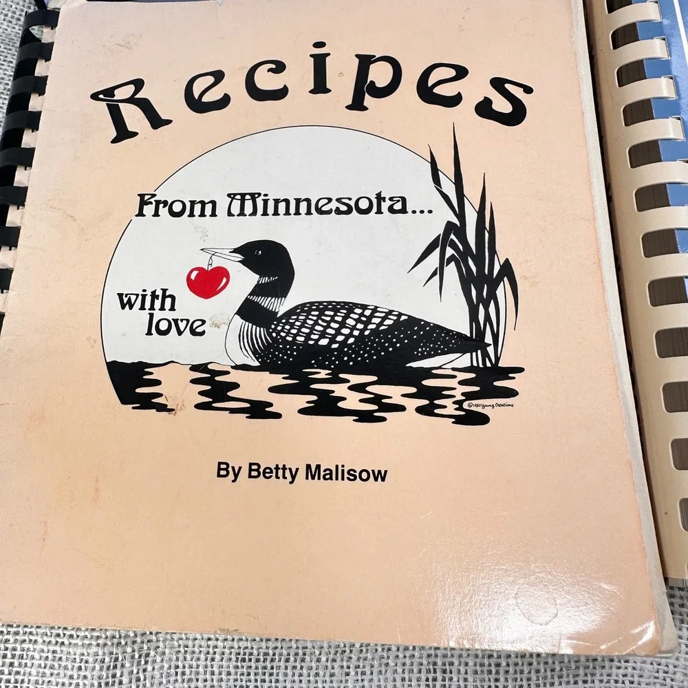 Vintage Minnesota Cookbook Lot of 4 Winning Recipes St Marks Sampler 1980s 1990s